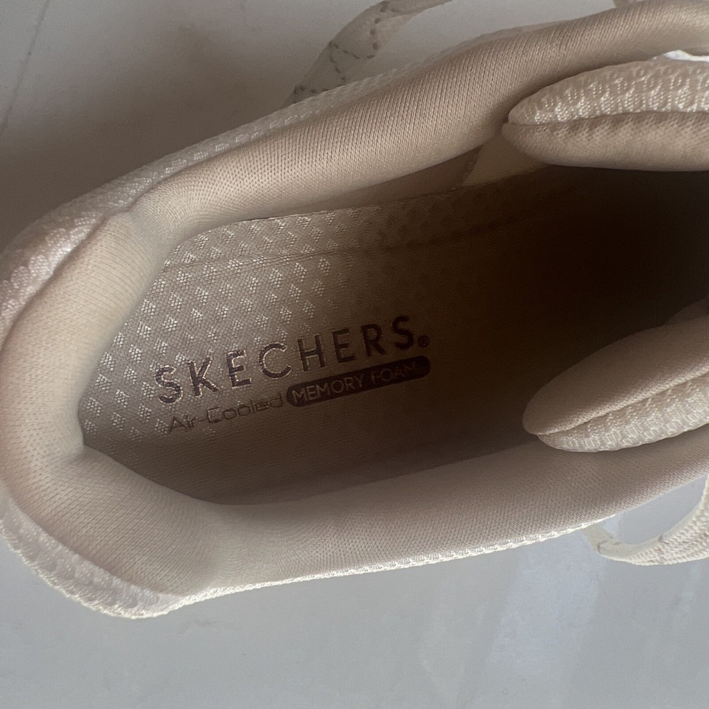 Skechers Tres-Air Uno-Modern AFF-Air White Women Running Casual Shoes 177421-WHT - Picture 3 of 6